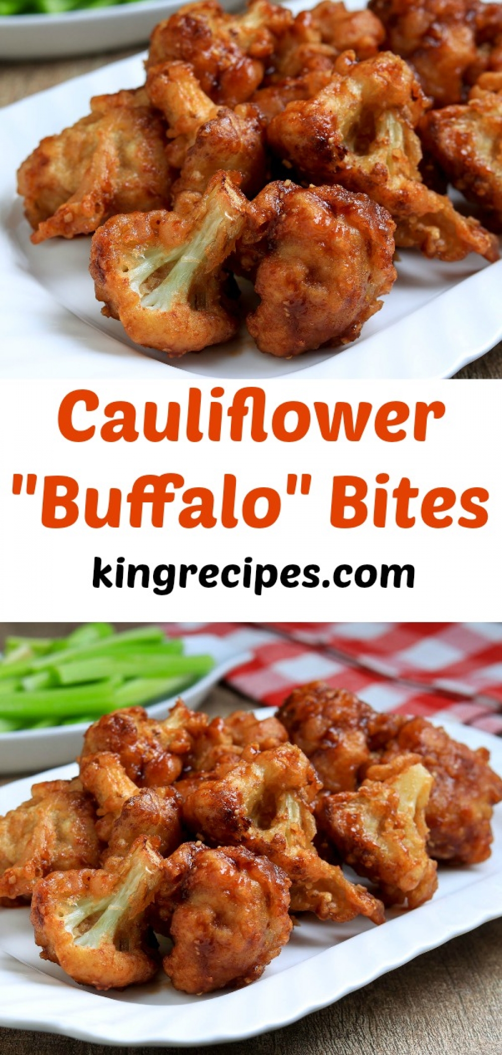 Cauliflower Buffalo Bites